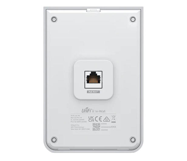 UBIQUITI Punkt dostępu Unifi 6 In-Wall 573,5 Mbit/s Biały Obsługa PoE U6-IW - 1168086 - zdjęcie 4
